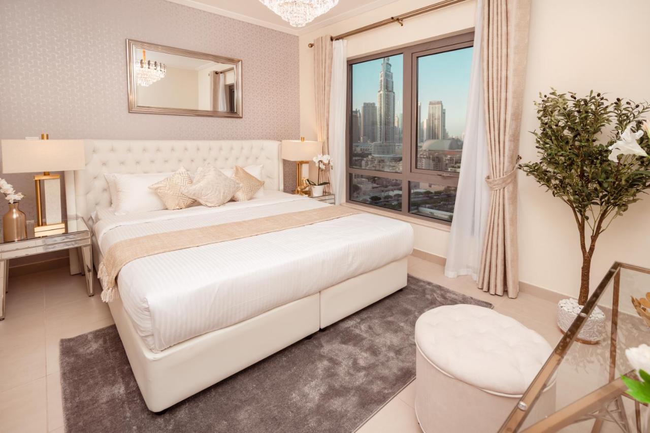 Elite Royal Apartment - Panoramic Full Burj Khalifa, Fountain & Skyline View - Baron Dubai Luaran gambar