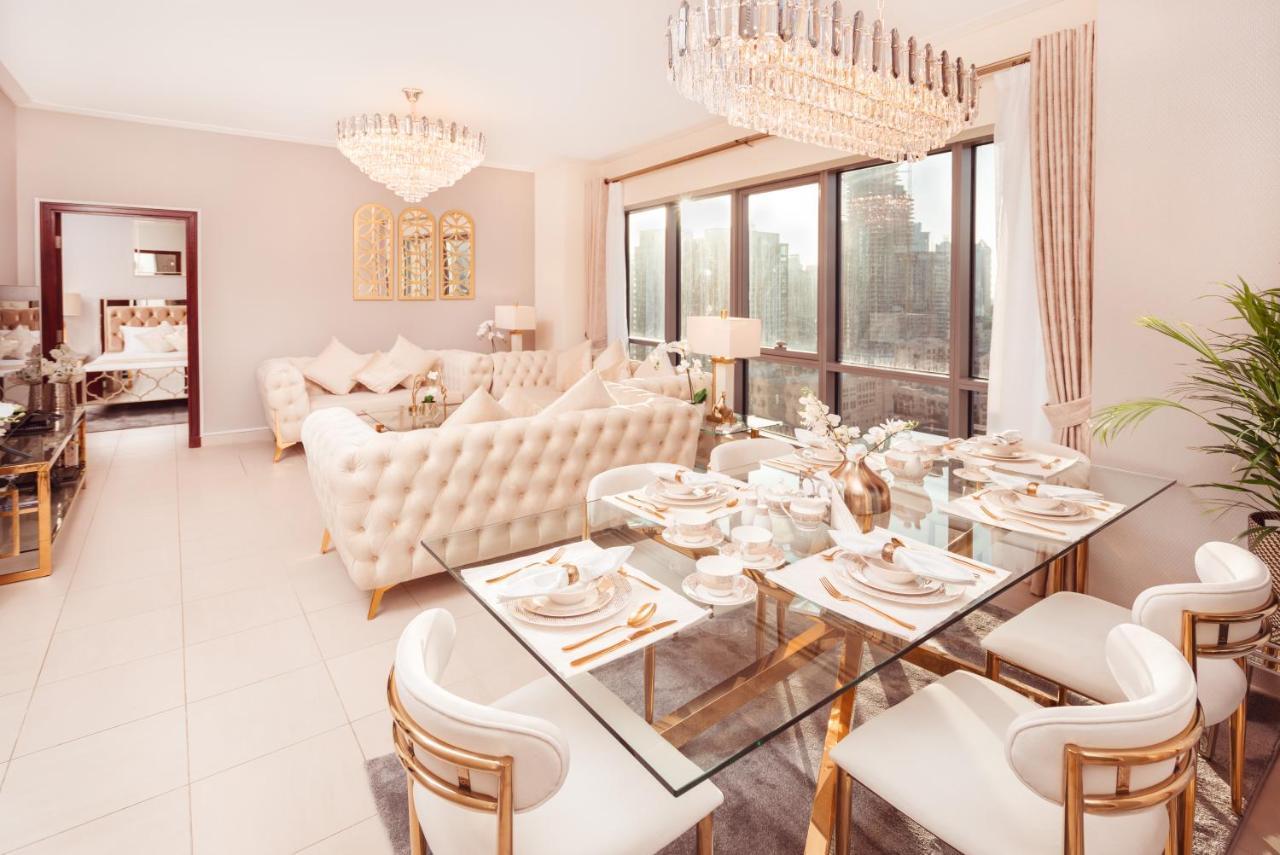 Elite Royal Apartment - Panoramic Full Burj Khalifa, Fountain & Skyline View - Baron Dubai Luaran gambar