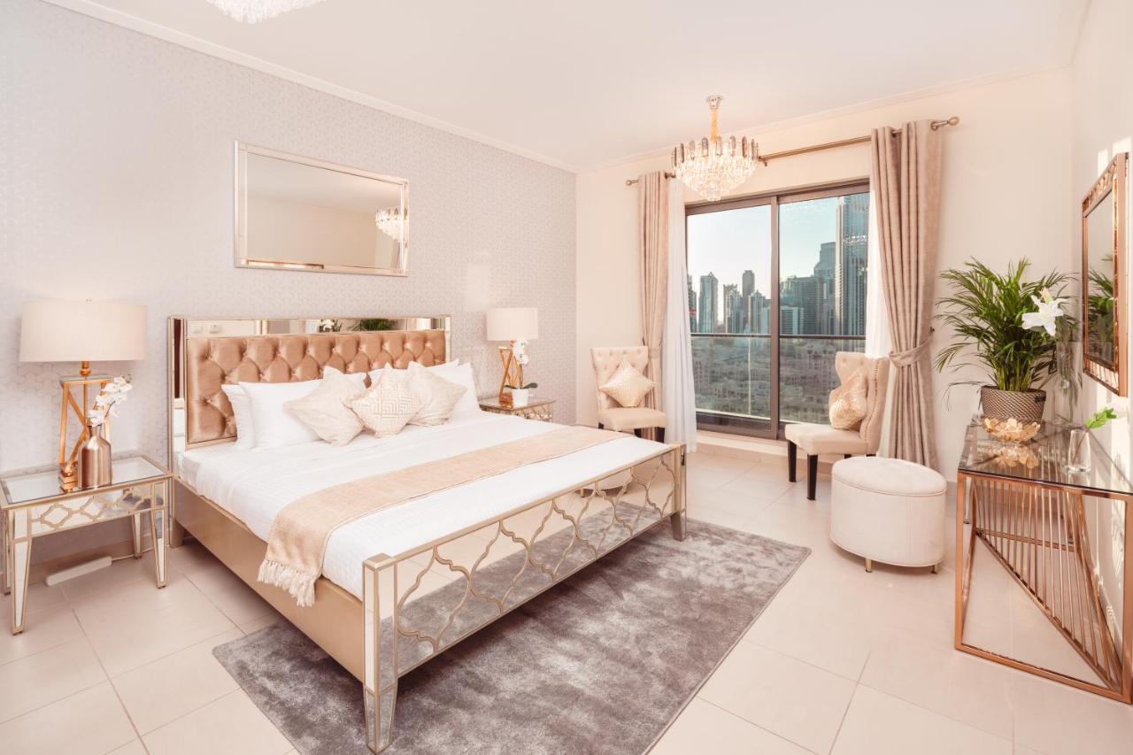 Elite Royal Apartment - Panoramic Full Burj Khalifa, Fountain & Skyline View - Baron Dubai Luaran gambar