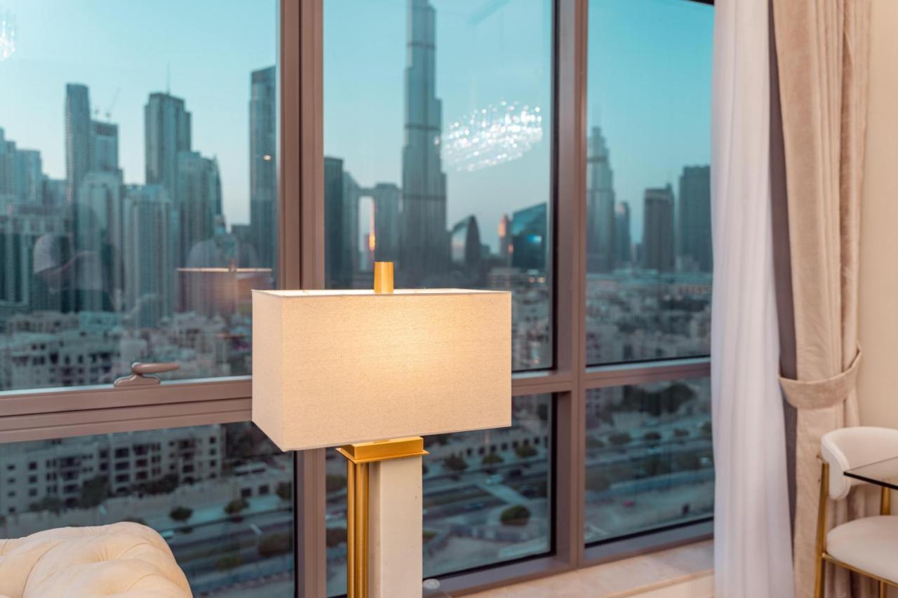 Elite Royal Apartment - Panoramic Full Burj Khalifa, Fountain & Skyline View - Baron Dubai Luaran gambar