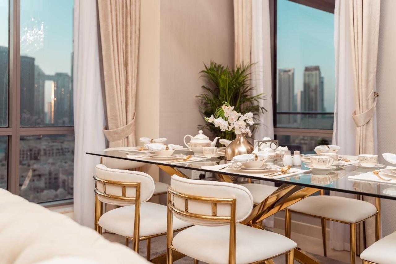 Elite Royal Apartment - Panoramic Full Burj Khalifa, Fountain & Skyline View - Baron Dubai Luaran gambar