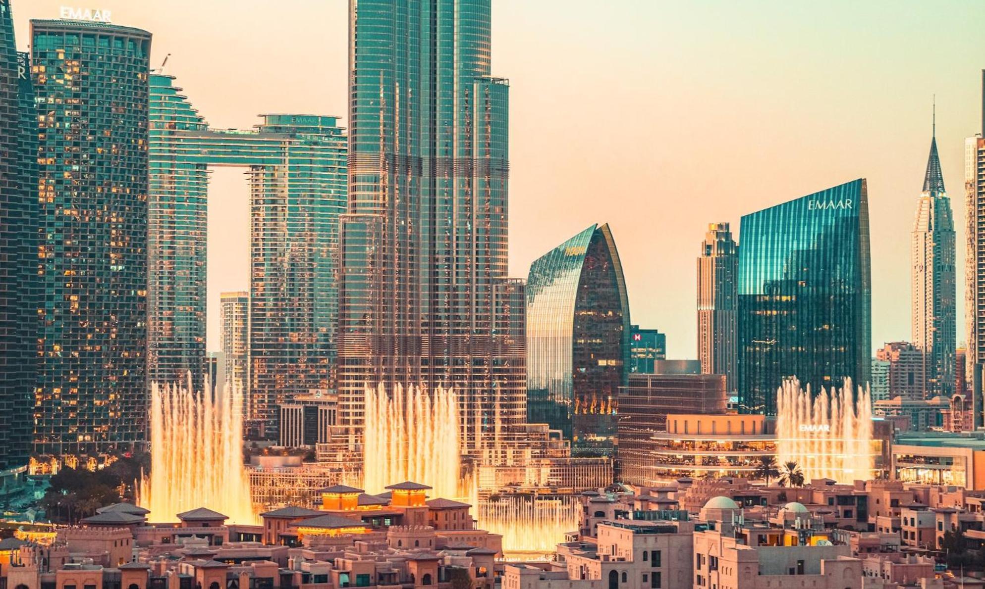 Elite Royal Apartment - Panoramic Full Burj Khalifa, Fountain & Skyline View - Baron Dubai Luaran gambar